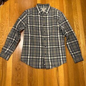 NWOT L.L.Bean Scotch Plaid Flannel Slightly Fitted Mens, Cotton Size M-Reg